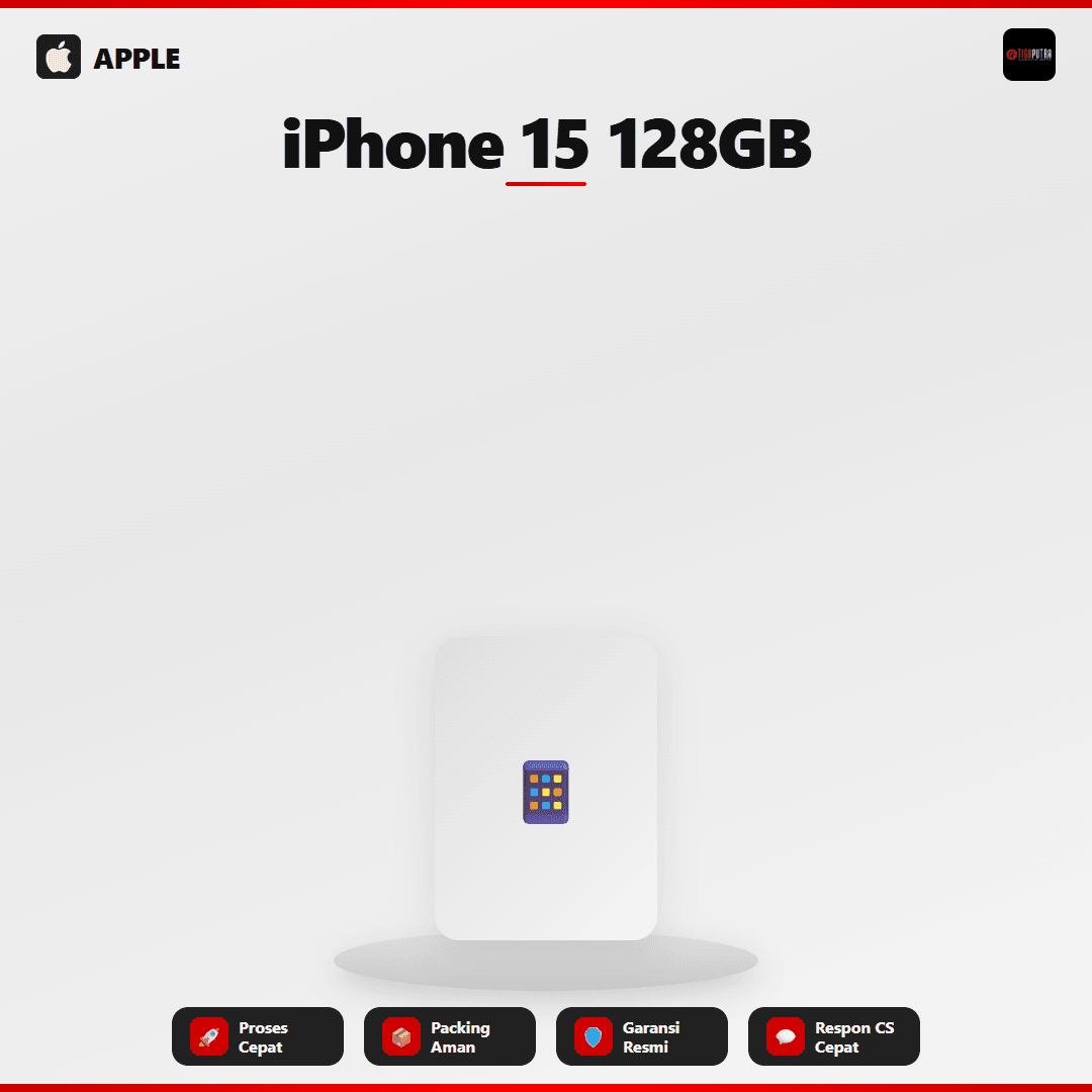 IPHONE 15 128GB GDN BLACK