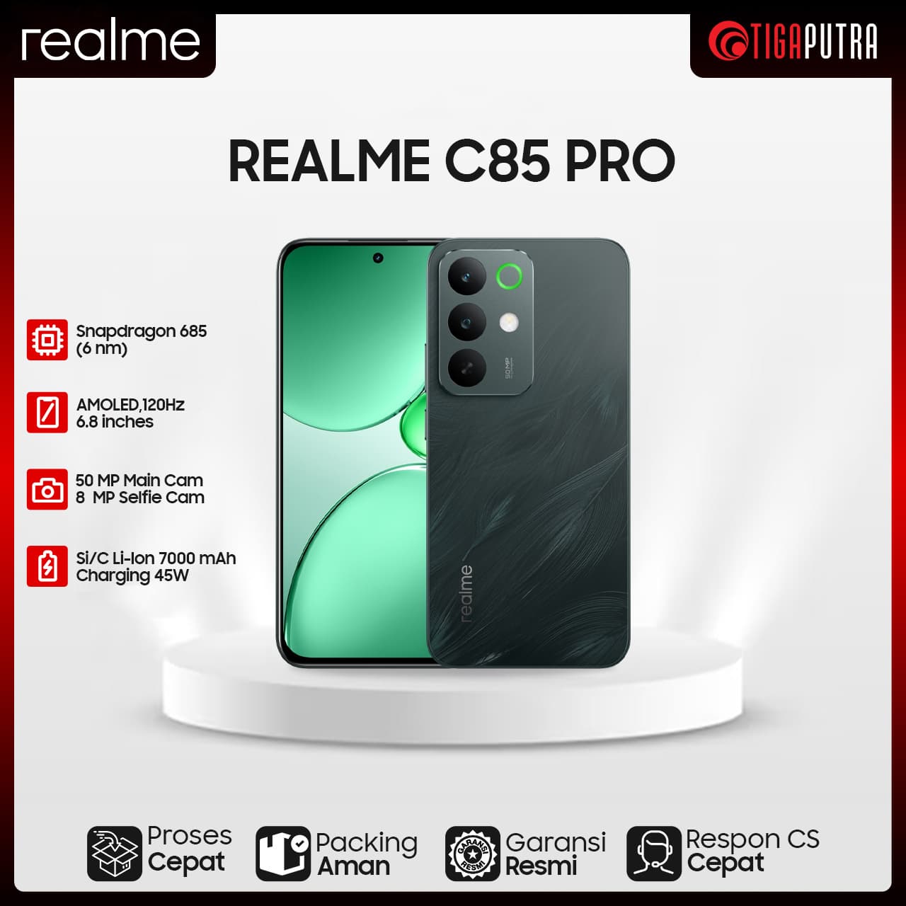 realme C85 PRO - BLACK